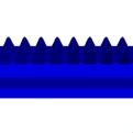 25 Rack-Pin Worm Gears can be meshed with and driven by spur
