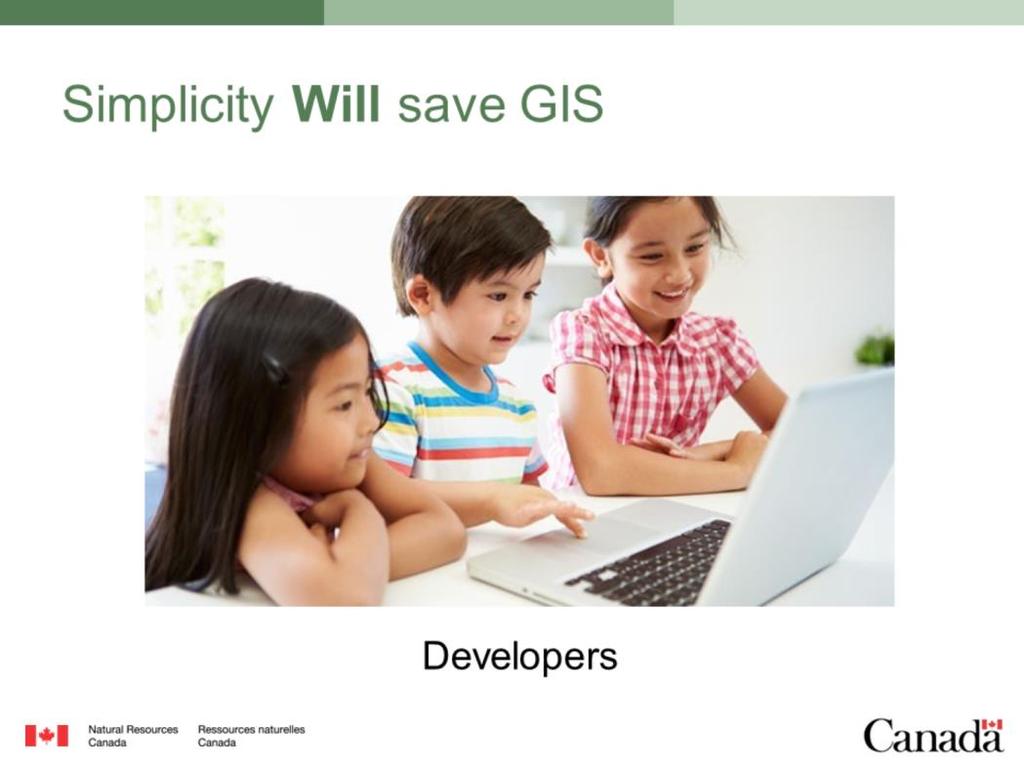 If we do want to save GIS, through simplicity or otherwise, we need to step back and look at the big picture. We need to evaluate how to bring the next generation of GIS programmers on board.