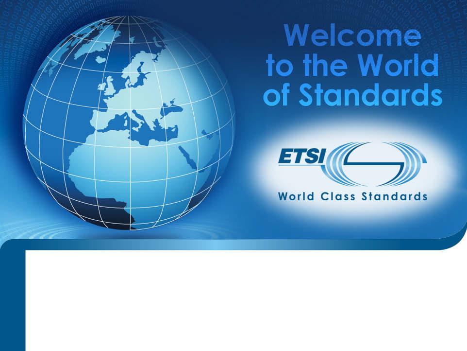 THE ETSI TEST DESCRIPTION LANGUAGE (TDL) Results from the ETSI project STF 454