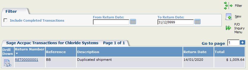 Click the Optional Fields link (where available) to view optional fields information. On the Requisition Lines tab, click any link to view more information.