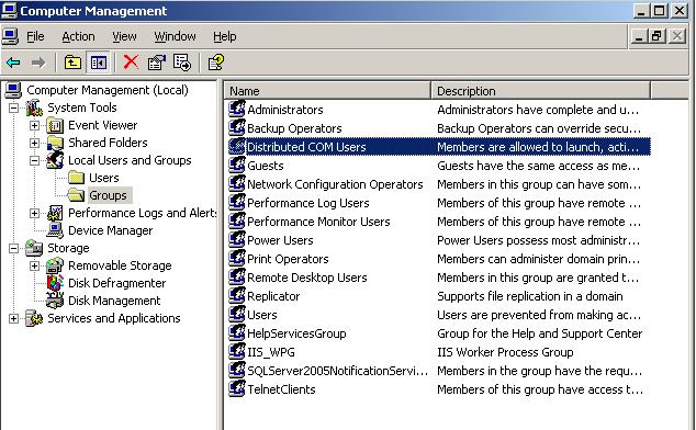 Setting up SageCRM and Sage ERP Accpac on Separate Servers 4. On the Distributed COM Users Properties form, click Add. 5. On the Select Users, Computers or Groups form, enter the name of the user. 6.