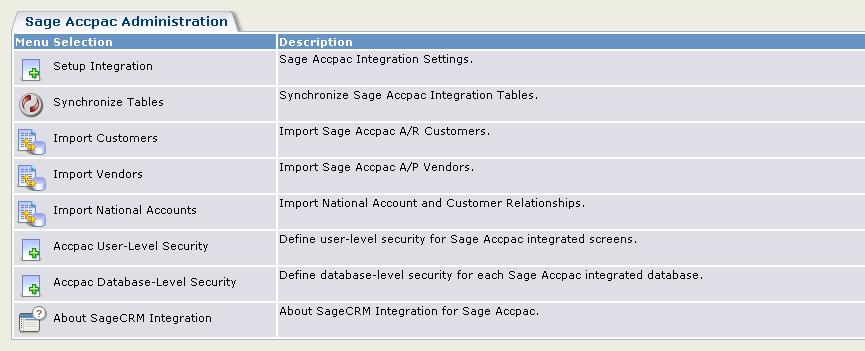 Importing Customer, Vendor, and National Account Relationships from Sage ERP Accpac Importing Customer, Vendor, and National Account Relationships from Sage ERP Accpac The Import Customers and Import