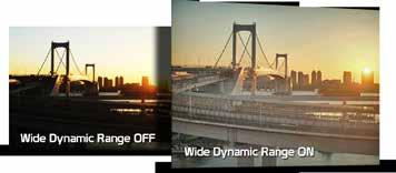 IP SMART e-vision Key points line DWDR Function Digital Wide Dynamic Range (DWDR) function is an excellent tool for areas with brighter and darker subject.