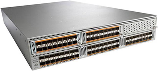 It is a one-rackunit (1RU) 10 Gigabit Ethernet and FCoE switch offering up to 960-Gbps throughput and up to 48 ports.