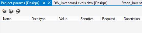 date, but since this is a simulated lab activity I prefer us to all use the same date. Therefore we will set a parameter to simulate the current date. 1. In Solution Explorer double-click on Project.