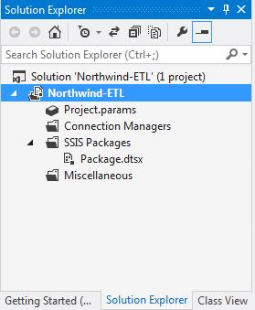 4. Your solution explorer should look like this: NOTE: if you do not see the solution explorer window. Press [CTRL] + [ALT] +[L] to bring it up.