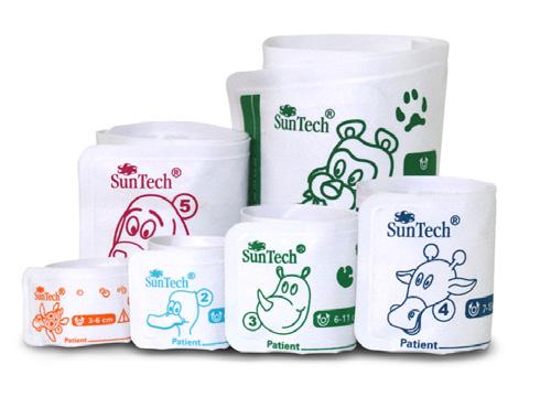 SunTech Veterinary Cuffs Soft materials and rounded corners provide a gentle cuff solution.