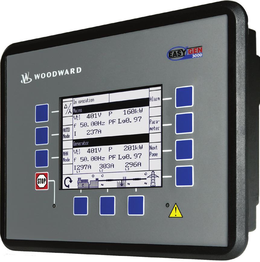 easygen 3000 Series The easygen-3000 series is a versatile control unit, incorporating all the features of the easygen-2500 including enhanced load sharing.