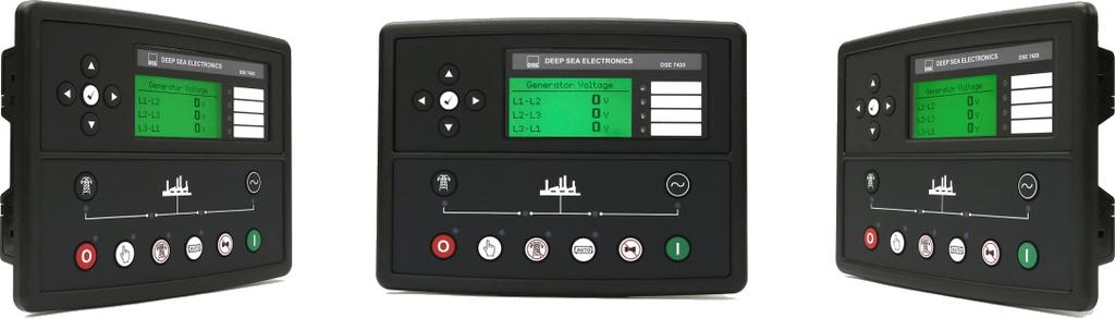 DeepSea 7400 Series The DSE7400 Series is a sophisticated mono display auto mains (utility) control module packed with industry leading features to enhance single-set control.