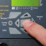 System Status Indication Shows status of utility power, generator set and switch at