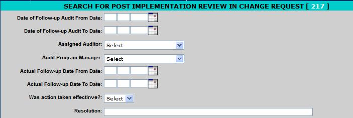Does the tool facilitate the scheduling of Change reviews for implemented Changes after definable time periods?