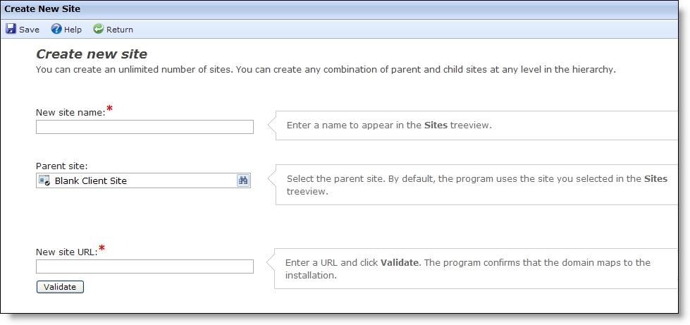 ADM INISTRA TION 15 the inherited security settings for a child site. For more information, see the Users & Security Guide.