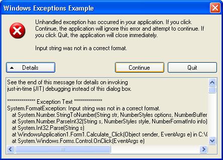 Bugs, Errors, and Exceptions (continued) Bugs differ from exceptions Bugs, also called "programmer mistakes," should be caught and fixed before application released Errors can be created because of