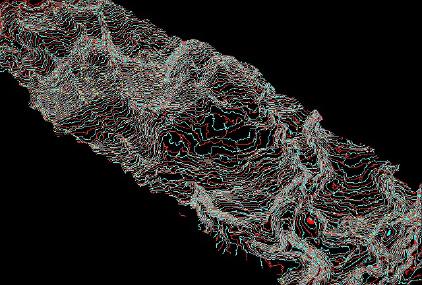 Fig. 10 - Contour lines at Ischia Island as computed by Terra Modeller programm. 5 DISCUSSION In this work some experiments performed by airborne laser scanner at Neapolitan area have been discussed.