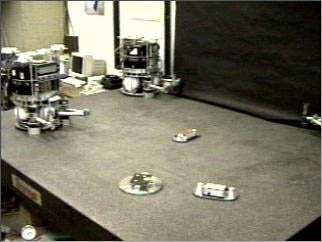 Figure 11: Snapshots of the robot executing a trajectory. for a small duration of time. In general, is very large, and so generating an escape trajectory often takes little time.