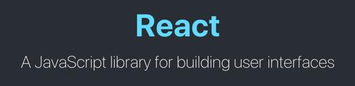 React: Front End Framework for Components Originally build by Facebook Opensource frontend framework Powerful