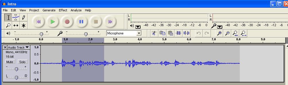 EDITING SOUND If you have a sound clip that has too much dead air you will want to cut it out.