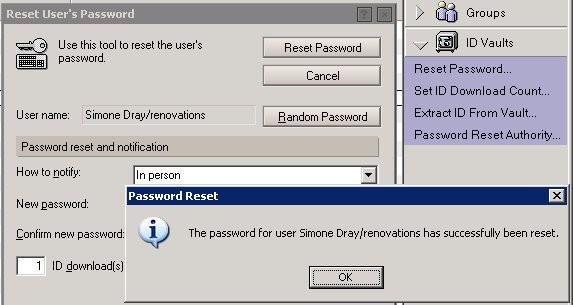 Operations-Resetting Password-manual Operator Needs to verify user's