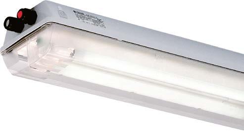 .3 Ex-Linear light fittings for fluorescent lamps ellk 9 18 W 58 W / ellm 9 18 W 36 W (Zone 1,, 1, ) The classic lighting solution in hazardous areas The ellk 9 linear luminaire series for