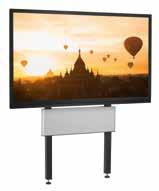 As interactive displays are heavy, the Vogel s PFWE 7150 is a stylish and ergonomic solution.