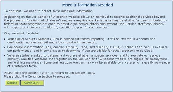 Some of the information you have already provided to the Unemployment Insurance Division is available to be defaulted during the registration process if you enter a Token Number.