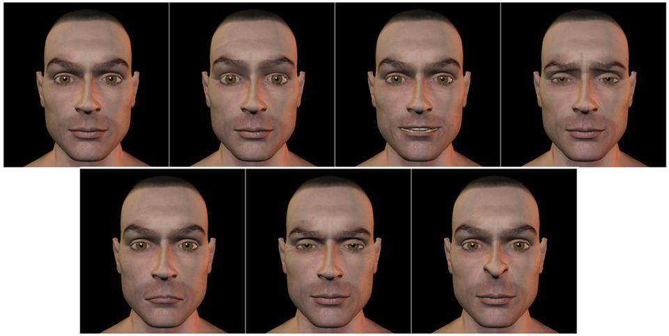 372 D. Cosker et al. 3.3 Mapping Between Appearance Models and 3D Facial Models The model representation described gives us a clear set of facial action trajectories for a persons performance.