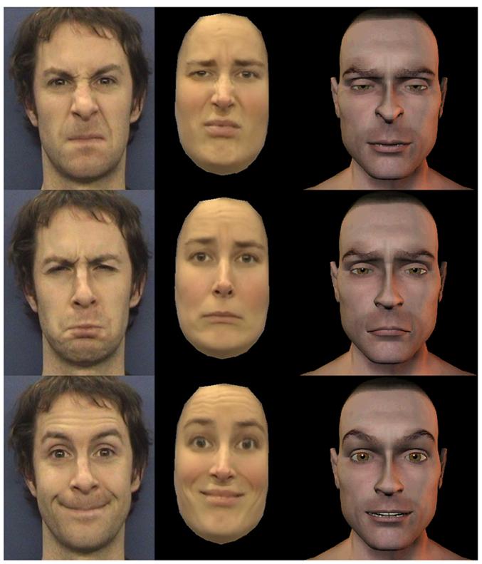 Re-mapping Animation Parameters Between Multiple Types of Facial Model 373 Fig. 9.
