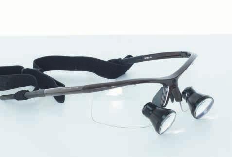 9 BINOCULAR LOUPES PERFECTO THROUGH THE LENSES BINOCULAR LOUPES WITH BROWN SPORTS FRAME 6300-1000 2.5 x 340mm 60mm 6300-1001 2.