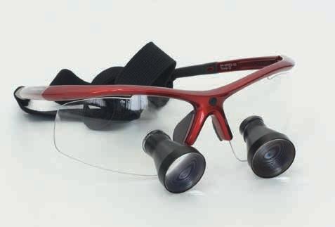 0 x 460mm 50mm 6310-1007 3.0 x 500mm 54mm PERFECTO THROUGH THE LENSES BINOCULAR LOUPES WITH RED SPORTS FRAME 6320-1000 2.5 x 340mm 60mm 6320-1001 2.