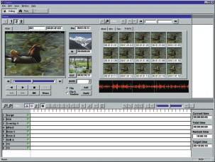 Seamless Link with the On-Line News Server The is able to record material simultaneously with the On-Line News Server.