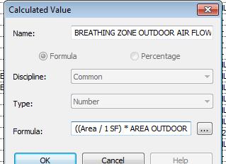 AREA OUTDOOR AIR RATE RA) +