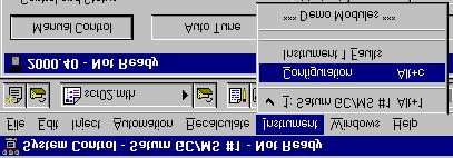 4. Split the screen between the SaturnWS application and its On-Line Help by right-clicking in an empty area on the Windows'95 task bar (the one containing the Windows 95 Start button) and choosing