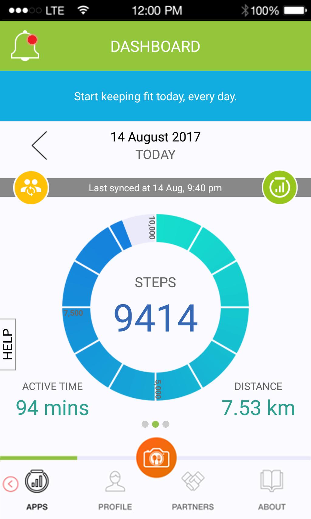 How to update your step count via Sync for Friends Ensure Bluetooth is enabled on your friend s smartphone and is connected to the internet.