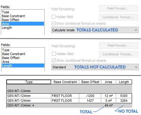 5. GO TO FORMATTING MENU TO ACTIVATE TOTALS To calculate total for a field, make sure Calculate Totals is activated in the Formatting properties of a specific field.