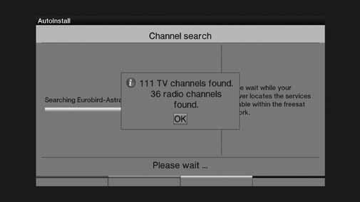 8.6 Channel searching This final step will now