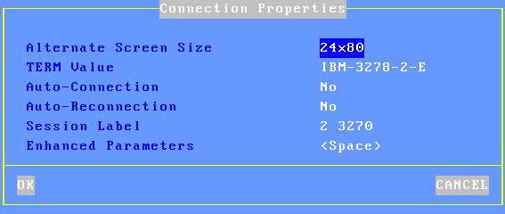 Installing under OS/390 Select one of the 8 emulation colors and press <Space> to select another color. 7.1.