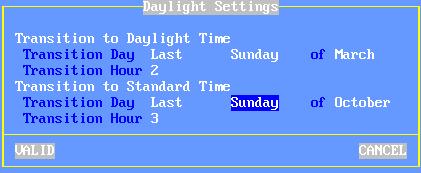 Interactive Set-Up Note: the time zone redirection function must be enabled on the Windows 2003 server. See Chapter 5.5.6.