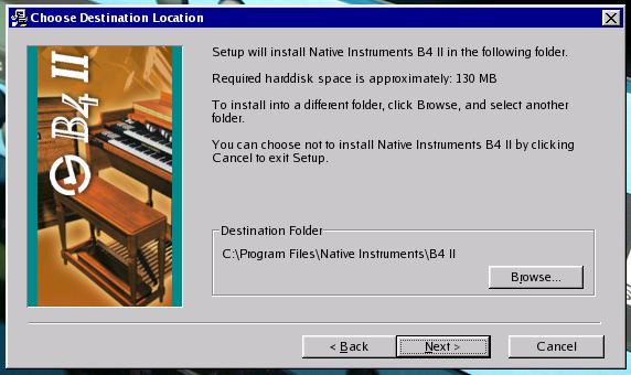 11 Next, the Native Instruments installer will ask where you want to install the software.