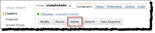 Step 6: Delete Your Sample Cluster After you have launched a cluster and it is available for use, you are billed for the time the cluster is running, even if you are not actively using it.