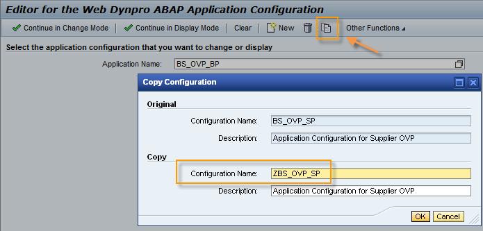 Navigate to the Application Configuration as shown.