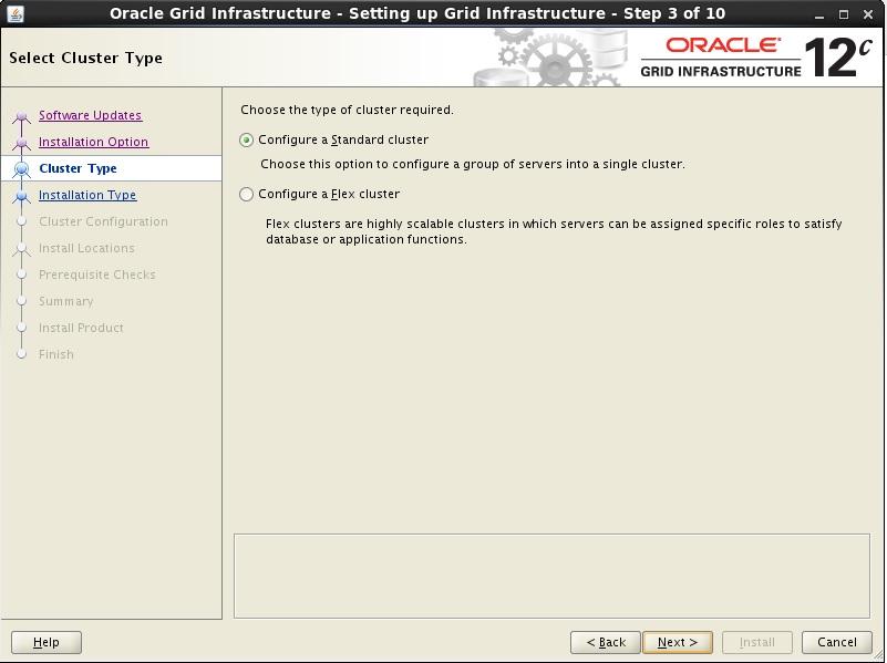 New Option in Grid Infrastructure Oracle ASM Deployment Model can be chosen during
