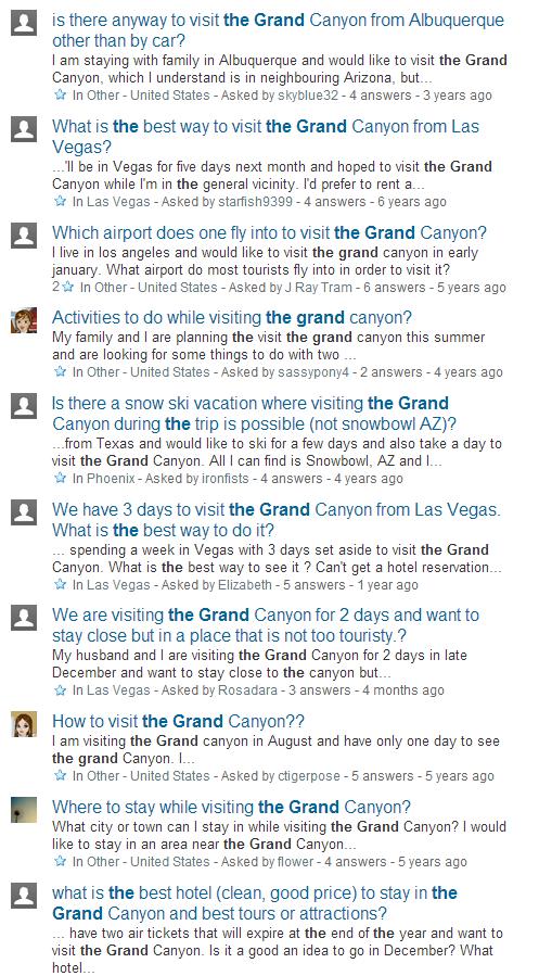 More than 410 questions about visit the grand