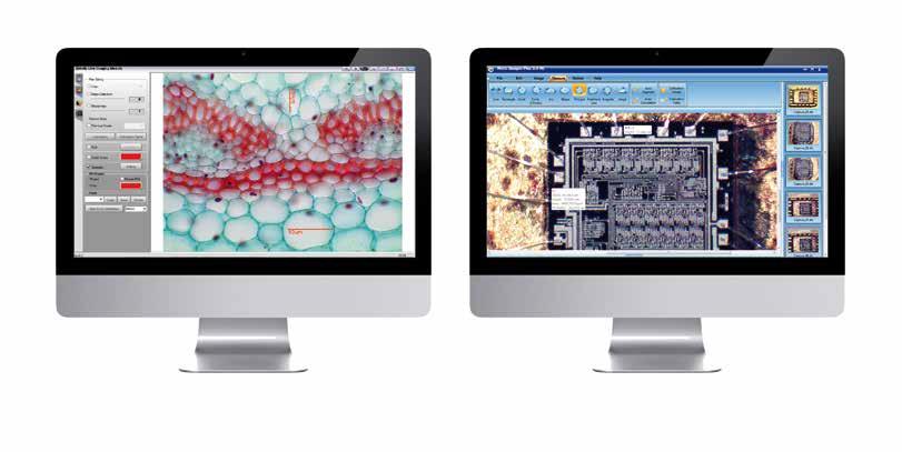 Image Analysis Software Motic Images Plus for PC is a software suite for live microscopy imaging that aims to be at the same time professional in its features and simple in its operation.