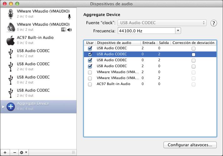 Click on the + that you will find on the left side on the bottom of the Audio devices Window and