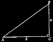 In right triangle ABC above, cos A = A. 3/5 B. 3/4 C. 4/5 D. 4/3 E.