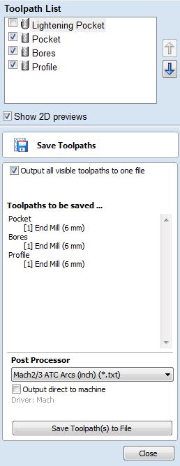 4. Editing and Saving the Toolpaths 40.