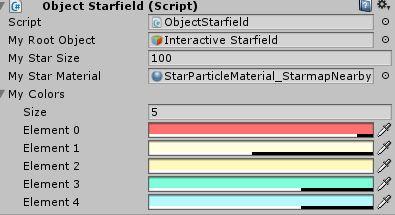 Object Starfield If you want your starfield to match the positions of a specific set of objects, this is the script you will want to use.
