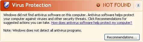 FAQ, Tips 8.4 Windows Security Centre - Windows XP Service Pack 2 or higher - General The Windows Security Center checks the status of a computer for important security aspects.