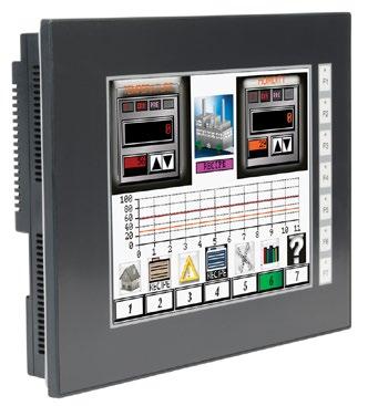 -more Micro E series touch screen HMI, in color TFT L, widescreen, 0 x, WQVG, supports () serial, () Ethernet and () US port.