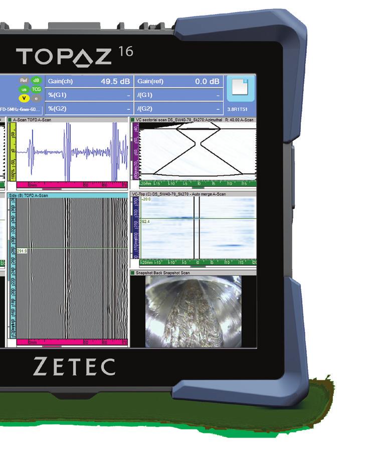 Best in Class Productivity Since its launch, TOPAZ has set a new standard for portable Phased Array unit performance. Now the TOPAZ family gets bigger.